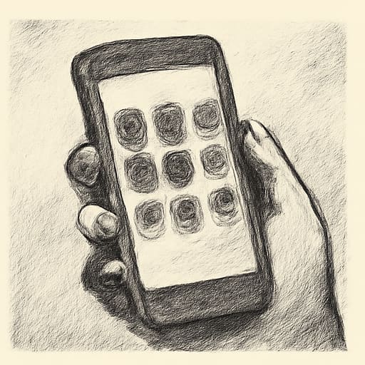 Sketch of a parked domain page