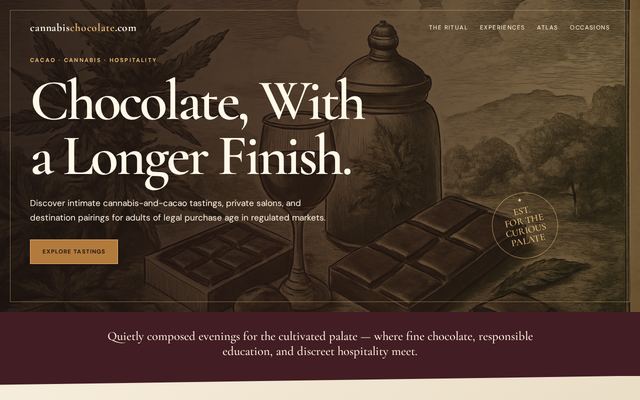 The website already built on cannabischocolate.com